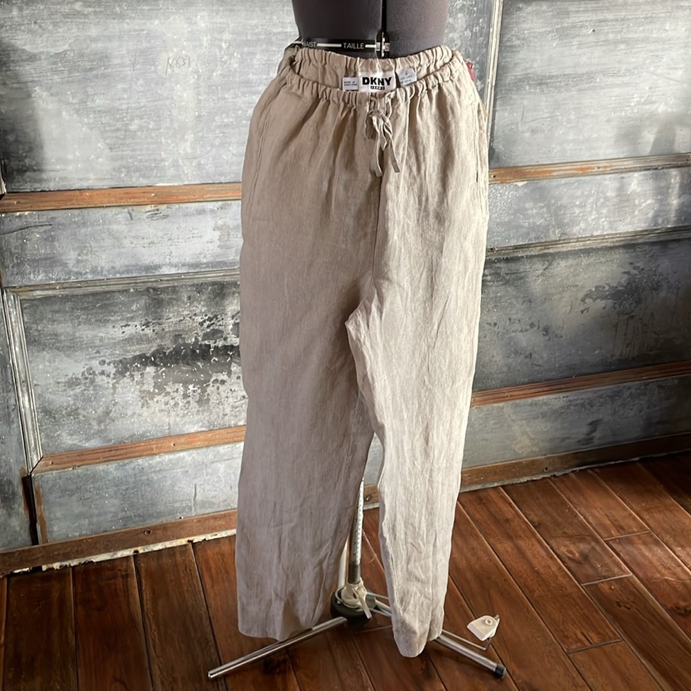 DKNY linen pant size small